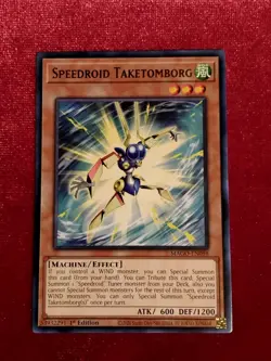 Yu-Gi-Oh! Speedroid Taketomborg MAGO-EN098 1st Edition - Rare - Unplayed Mint+ - Image 1