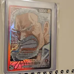 One Piece Paramount War Monkey D Garp OP02-002 Leader Alt Art PRE ERRATA - Image 2