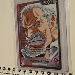 One Piece Paramount War Monkey D Garp OP02-002 Leader Alt Art PRE ERRATA - Image 3