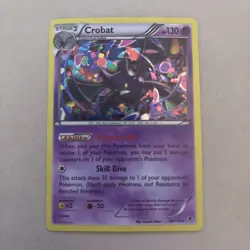 Pokemon TCG Crobat 33/119 - English Phantom Forces Holo Raw Card NM/LP - Image 1