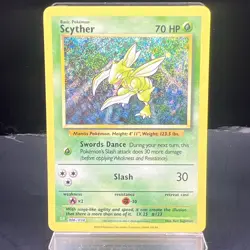 Pokemon TCG Scyther Classic Collection Holo Card CLV 006/034 - NM - Image 1