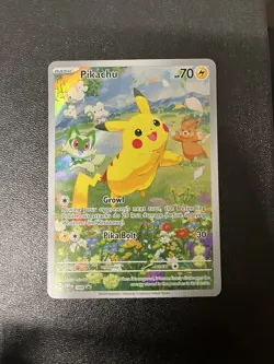 Pokemon Pikachu TCG Black Star Promo SVP088 illustration rare card - Image 1