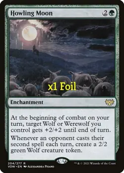 MTG Foil Innistrad: Crimson Vow VOW Howling Moon MINT - Image 1