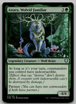 Anara, Wolvid Familiar U Commander Legends 214 NM - Image 1