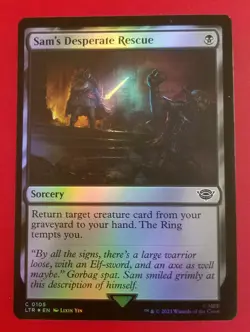 1x Sam's Desperate Rescue (0105) | FOIL | LTR: Tales of Middle-Earth | MTG Magic - Image 1