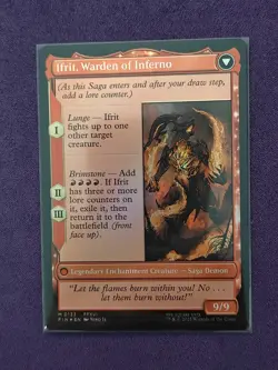 MTG Final Fantasy, Clive, Ifrit's Dominant / Ifrit, Warden of Inferno - Foil - Image 3