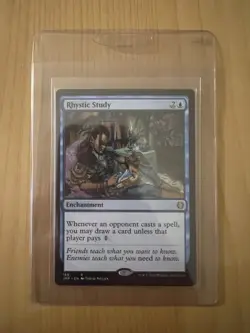 Rhystic Study MTG Jumpstart NM+ - Image 1