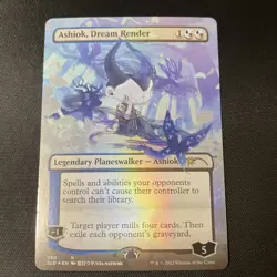 1x Ashiok, Dream Render - Foil - Borderless Light Play MTG Magic - Kid Icarus - - Image 1