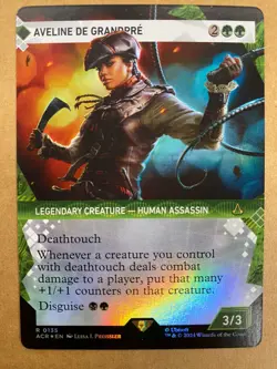 MTG 1x FOIL SHOWCASE Aveline De Grandpre 135 Universes Beyond Assassin's x1 NM - Image 1