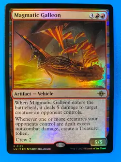MTG 1x FOIL Magmatic Galleon Lost Caverns of Ixalan Magic the Gathering x1 NM - Image 1