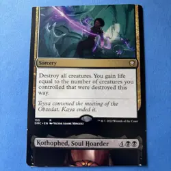 Kaya’s Wrath Kothophed Soul Hoarder Mtg Misprint Miscut Error - Image 1
