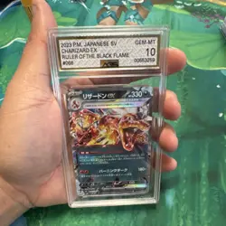 Pokemon TCG Sv4a Shiny Treasure Ex Charizard ex Holo 115/190 2023 AGS 10 Japane… - Image 1