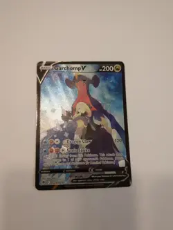Pokemon Garchomp v Full Art TCG TG23/TG30 Astral Radiance Card - Image 1