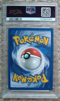2000 Pokemon Rocket Prerelease #8 Dark Gyarados Holo PSA 7 - Image 2