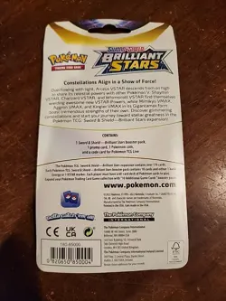 Pokemon Blister Eevee SWSH190 Promo Pack Brilliant Star With Coin Eng Sealed - Image 2