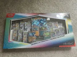 Pokemon Prismatic Evolutions Lucario and Tyranitar EX Premium Collection Sealed - Image 1