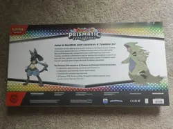 Pokemon Prismatic Evolutions Lucario and Tyranitar EX Premium Collection Sealed - Image 2