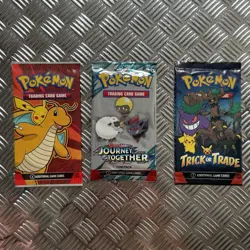 Pokemon Trick Or Trade / McDonald’s / Journey Together Bundle 3 x Packs - Image 1