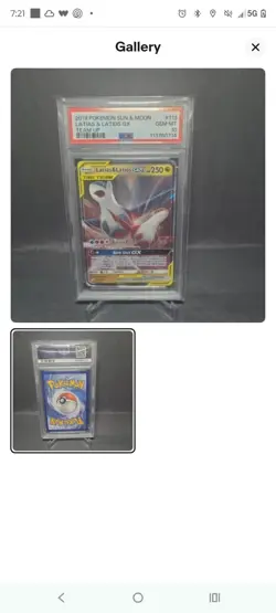 Pokemon Latias & Latios GX 113/181 Sm-Team Up Ultra Rare Holo PSA 10 TAG TEAM - Image 3