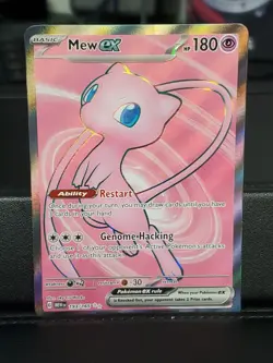 Pokemon 151 Mew Ex Full Art 193/165 Full Art Scarlet Violet ULTRA RARE EXCELLENT - Image 3