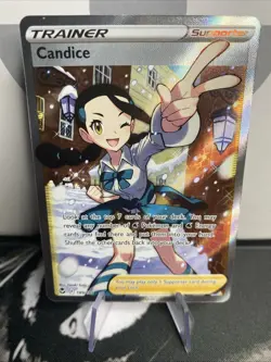 Pokemon TCG - Candice 189/195 Full Art - Ultra Rare - Silver Tempest - NM/M - Image 1