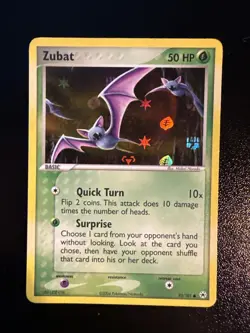 Zubat 83/101 Pokemon TCG EX Hidden Legends Holo Near Mint LP - Image 1