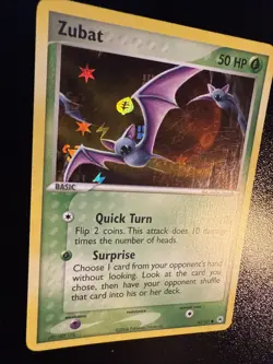 Zubat 83/101 Pokemon TCG EX Hidden Legends Holo Near Mint LP - Image 3