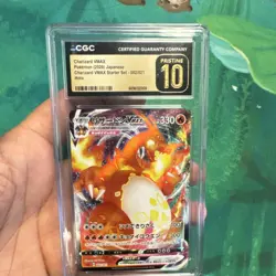 Pokemon TCG Charizard VMAX SC Starter Set Holo 002/021 Japanese 2020 CGC 10 - Image 1