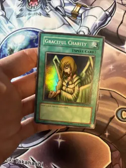 Yugioh / Graceful Charity / DLG1-EN089 / Super Rare / Dark Legends LP/MP (WNU) - Image 3