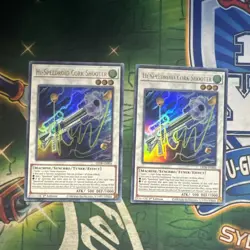 Yugioh! Hi-Speedroid Cork Shooter LED8-EN004 x2 Ultra Rare 1st Edition NM - Image 1