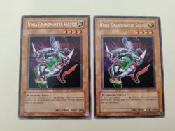 2x Yugioh! Ninja Grandmaster Sasuke SOD-EN019 Rare MP - Image 2