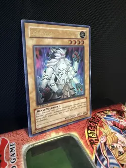 YUGIOH GENE-WARPED WARWOLF STON-EN001 SUPER 1ST ED NM - Image 4