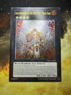 Yugioh Brotherhood of the Fire Fist-Tiger King Unlimited Ultimate CBLZ-EN048 NM - Image 1