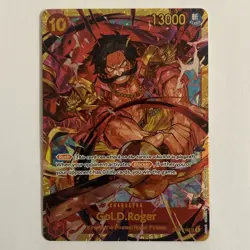 One Piece TCG Gol.D.Roger SEC OP09-118 Emperors in the New World Bandai NM Card! - Image 1