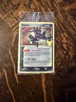 Pokemon TCG Holo Ultra Rare Greninja Gold Star Promo Pokemon Card - Image 1