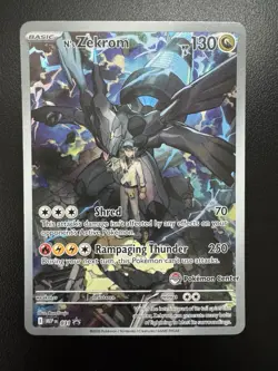 N’s Zekrom Pokemon Center Stamped Promo 31 Ascended Heroes ETB TCG Card NM - Image 1