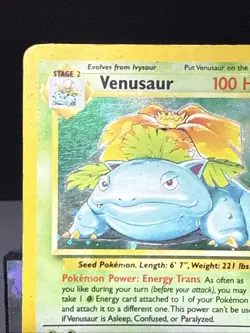 Pokemon Card Venusaur 18/130 Base Set 2 Rare Holo WOTC Played 2 - Image 3