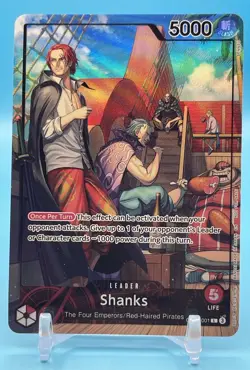 Shanks 2025 PSA Magazine Promo One Piece Promotion Cards OP09-001 - Image 1
