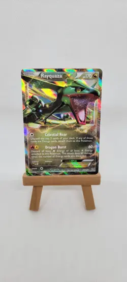 Rayquaza EX 85/124Ultra Rare Holo Pokemon Card Dragons Exalted NM - Image 1