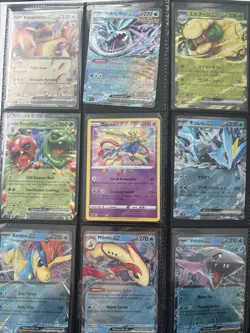 Pokemon Card Collection Binder Lot ex, ir, sar, sir, ar 150 card lot - Image 4