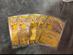 5 x Pikachu At The Museum Pokemon Natural History Museum Jumbo Promo Card NEW - Image 1