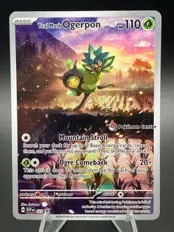Teal Mask Ogerpon - (Pokemon Center Exclusive) Promo Cards Holo svp123 - Image 1