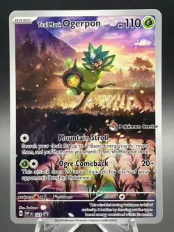 Teal Mask Ogerpon - (Pokemon Center Exclusive) Promo Cards Holo svp123 - Image 2