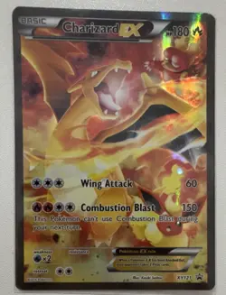 Pokemon TCG Charizard EX XY121 Promo Holo Rare Card Excellent Condition - Image 1