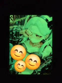 Rebecca Cyberpunk Edgerunners Custom Glow In The Dark Waifu Card Fan Art - Image 2