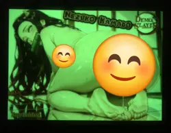 Nezuko Kamado Demon Slayer Custom Glow In The Dark Waifu Card feet Fan Art 3 - Image 2