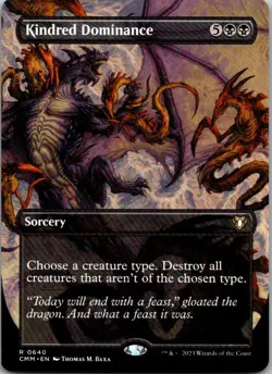 Commander Masters #640 Kindred Dominance (Borderless) - Image 1