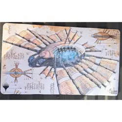 Ultra Pro Playmat: Brothers' War - Schematic Distributor V1 Magic: The Gathering - Image 1