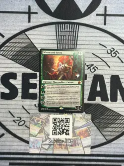 Wrenn and Seven 208 MID M - Planeswalker Promo Stamp - Image 1
