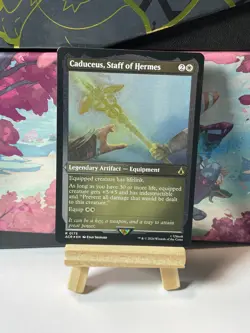 Caduceus, Staff of Hermes - Etched Foil - Assassin's Creed MTG 173 - Image 1